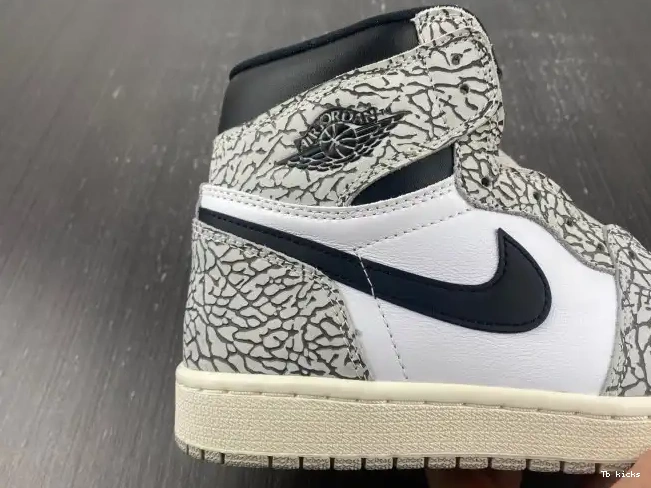 Rep TBK High Jordan White Air 1 OG DZ5485-052 Cement 0608